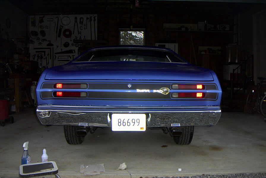 plymouth duster 1971 tail end