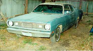 1971 slant six plymouth duster project before