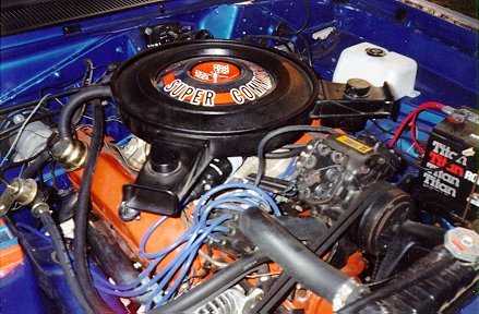 1971 plymouth duster 440 engine bay